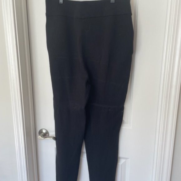 Express - High Waisted Seamed Sweater Carrot Ankle Pant - Picture 8 of 8